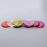 Maxbell 3Pcs Adhesive Glue Pallet Stand Crystal Holder Tray for Eyelash Extensions Red