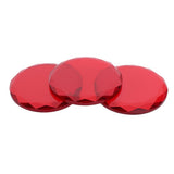 Maxbell 3Pcs Adhesive Glue Pallet Stand Crystal Holder Tray for Eyelash Extensions Red