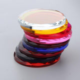 Maxbell 3Pcs Adhesive Glue Pallet Stand Crystal Holder Tray for Eyelash Extensions Red