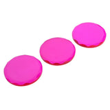 Maxbell 3Pcs Adhesive Glue Pallet Stand Crystal Holder Tray for Eyelash Extensions Rose Red
