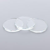 3Pcs Adhesive Glue Pallet Stand Crystal Holder Tray for Eyelash Extensions Clear