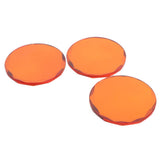 Maxbell 3Pcs Adhesive Glue Pallet Stand Crystal Holder Tray for Eyelash Extensions Orange