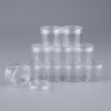 10x Empty Round Clear Makeup Jar Pot Powder Travel Cream Cosmetic Container 20g