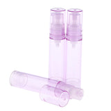 Maxbell 3x Empty Airless Vacuum Pump Bottles Travel Cosmetic Containers 10ml Purple