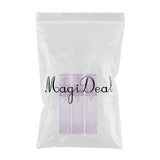 Maxbell 3Pcs 10ml Empty Airless Pump Bottles Refillable Cosmetic Containers Purple