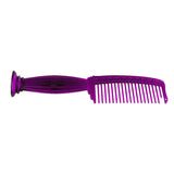 Maxbell Wide-tooth Smooth Comb Plastic Detangling Hairbrush for Reducing Hair Loss Purple