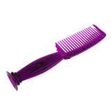 Maxbell Wide-tooth Smooth Comb Plastic Detangling Hairbrush for Reducing Hair Loss Purple