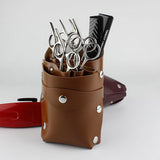 Max PU Hairdressing Hair Cutting Scissors Shears Haircut Tools Holster Bag Khaki