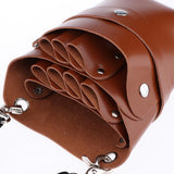 Max PU Hairdressing Hair Cutting Scissors Shears Haircut Tools Holster Bag Khaki