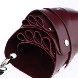 Max Maxb PU Hairdressing Hair Cutting Scissors Shears Haircut Tools Holster Bag Purple Red