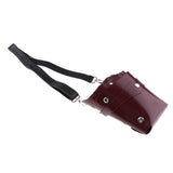 Max Maxb PU Hairdressing Hair Cutting Scissors Shears Haircut Tools Holster Bag Purple Red