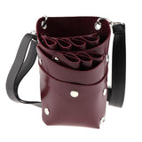 Max Maxb PU Hairdressing Hair Cutting Scissors Shears Haircut Tools Holster Bag Purple Red