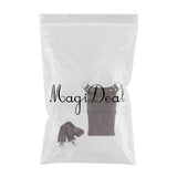 Max Maxb PU Barber Scissors/Shears Waist Bag Combs Clips Holder Pouch Dark Coffee