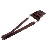 Max Maxb PU Barber Scissors/Shears Waist Bag Combs Clips Holder Pouch Dark Coffee