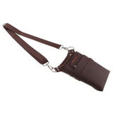 Max Maxb PU Barber Scissors/Shears Waist Bag Combs Clips Holder Pouch Dark Coffee