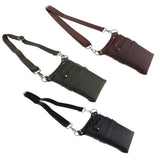 Max Maxb PU Barber Scissors/Shears Waist Bag Combs Clips Holder Pouch Dark Coffee