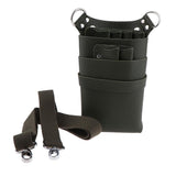 Max Maxb PU Barber Scissors/Shears Waist Bag Combs Clips Holder Pouch Army Green