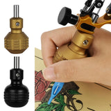 Max Maxb Alloy Tattoo Machine Self Locking Handle Grip Holder Needle Bar Tube Black
