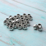 Max 30pcs/set Dread Lock Beads Hair Rings Adjustable Braid Cuff Clip LQ478-8