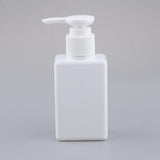 Max PETG Pump Dispenser Lotions Bottle for Shampoo,Body Wash,Soap 100ml White