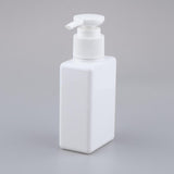 Max PETG Pump Dispenser Lotions Bottle for Shampoo,Body Wash,Soap 100ml White