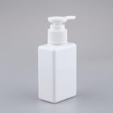 Max PETG Pump Dispenser Lotions Bottle for Shampoo,Body Wash,Soap 100ml White