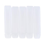 Max 5x Empty Refillable Bottles Squeeze Tubes for Travel Lotions Wash Shampoo 50g