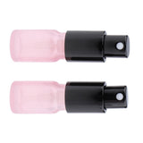 Max 2pcs Empty Glass Pump Spray Bottle for Perfum Toner Amber Atomizer Pink 5ml