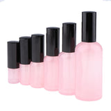 Max 2pcs Empty Glass Pump Spray Bottle for Perfum Toner Amber Atomizer Pink 5ml