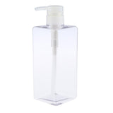 Maxbell Empty Plastic Shampoo Conditioner Pump Bottle Refillable Container 650ml Clear