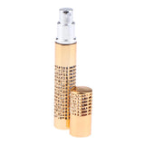 Max Portable 5ml Empty Refillable Perfume Bottle Pump Spray Bottles Glass Golden