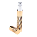 Max Portable 5ml Empty Refillable Perfume Bottle Pump Spray Bottles Glass Golden