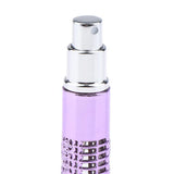 Max Portable 5ml Empty Refillable Perfume Bottle Pump Spray Bottles Glass Purple
