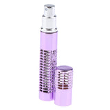 Max Portable 5ml Empty Refillable Perfume Bottle Pump Spray Bottles Glass Purple