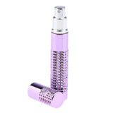 Max Portable 5ml Empty Refillable Perfume Bottle Pump Spray Bottles Glass Purple