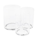 Maxbell Clear Acrylic Brush Organizer Holder Cup Makeup Display 3 Space