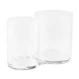 Maxbell Clear Acrylic Brush Organizer Holder Cup Makeup Display 2 Space