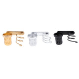 Maxbell Hair Dryer Holder Hair Blower Dryer Rack Wall Mount Organizer Storage Cup Black