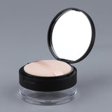 20g Empty Loose Powder Case Facial Blusher Container Jars with Puff Blender