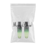 2x Empty Glass Makeup Container Face Cream Jars Pump Bottle Case for Travel 50ML