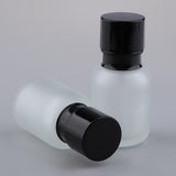 Max 2x Empty Glass Makeup Container Lotion Cream Jar Pump Bottle Case for Travel 50ML