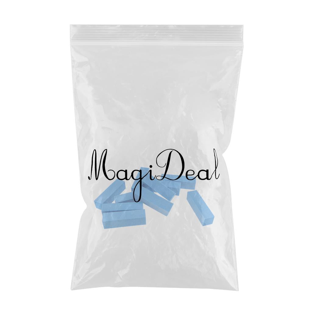 Max 10Pcs Nail Art Buffer Files Block Manicure Buffing Sanding Polish Blue