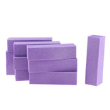 Max 10Pcs Nail Art Buffer Files Block Manicure Buffing Sanding Polish Purple