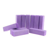 Max 10Pcs Nail Art Buffer Files Block Manicure Buffing Sanding Polish Purple