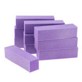Max 10Pcs Nail Art Buffer Files Block Manicure Buffing Sanding Polish Purple