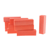 Max 10Pcs Nail Art Buffer Files Block Manicure Buffing Sanding Polish Orange Red