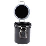 Max Glue Storage Tank with Seal Buckle Dehumidify Seal Dry Glue Container Black
