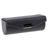 Max Leather Lipstick Case Holder Storage Box mirror Purse Pocket Dark Gray