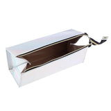 Maxbell Specular Toiletry Makeup Bag Travel Case Zipper Cosmetic Organizer Silver