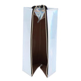 Maxbell Specular Toiletry Makeup Bag Travel Case Zipper Cosmetic Organizer Silver